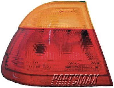 2800 | 2001-2001 BMW 325i LT Taillamp assy 4dr sedan; E46; w/red lens | BM2800105|63218364921