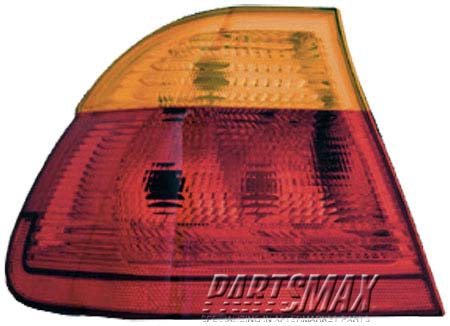 2800 | 2001-2003 BMW M3 LT Taillamp assy 2dr coupe; E46; outer; w/amber lens; to 3/03 | BM2800112|63218364725