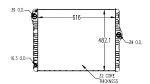 2870 | 2011-2011 BMW 528i Radiator assembly F10; 3.0L | BM3010170|17118669005