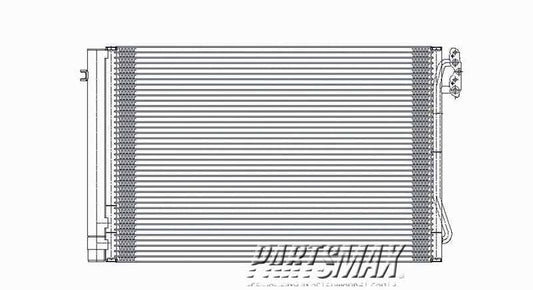 3030 | 2007-2013 BMW 328i Air conditioning condenser E90|E91|E92|E93; all | BM3030124|64539229022