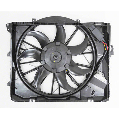 3117 | 2006-2011 BMW 323i Radiator fan/motor assembly E90; 2.5L; Sedan; A/T | BM3117101|17427562080