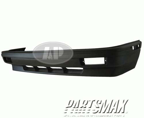 1000 | 1991-1992 PLYMOUTH SUNDANCE Front bumper cover except ES; w/o Shelby; textured; prime | CH1000125|4388527