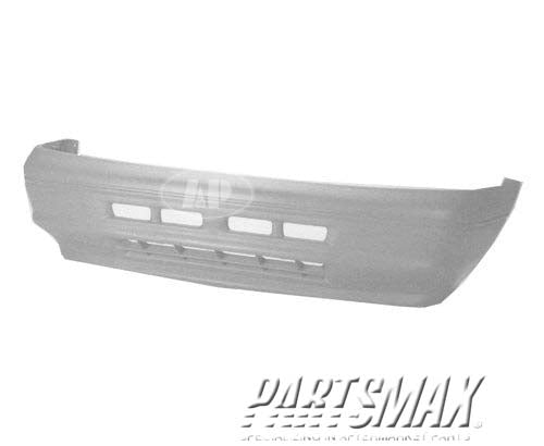 1000 | 1994-1995 DODGE CARAVAN Front bumper cover w/o fog lamps; w/o impact strip | CH1000154|4740388