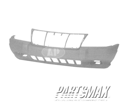 1000 | 2002-2002 JEEP GRAND CHEROKEE Front bumper cover SPORT; w/o Fog Lamps; Dark Gray; To 8-1-01 | CH1000264|5EU79XS9AB