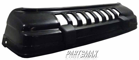 1000 | 1996-1998 JEEP GRAND CHEROKEE Front bumper cover Grand Cherokee Laredo; w/o fog lamps; textured; prime | CH1000366|CH1000366