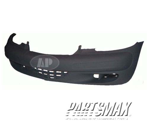 1000 | 2002-2005 CHRYSLER PT CRUISER Front bumper cover smooth finish; prime; code MCJ | CH1000373|5093640AA