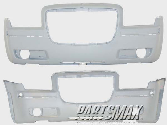 1000 | 2005-2010 CHRYSLER 300 Front bumper cover Touring; w/3.5L engine; prime | CH1000440|4805773AD