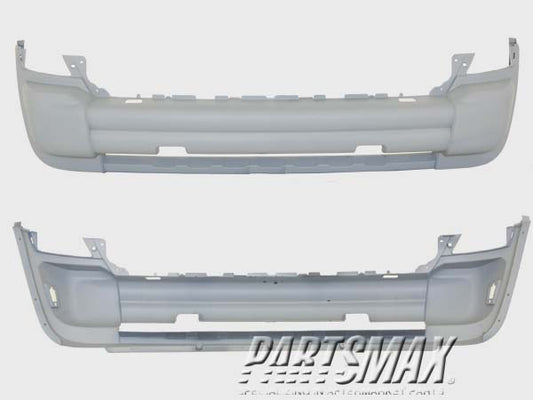 250 | 2005-2007 JEEP LIBERTY Front bumper cover w/Tow Hooks; w/Accent Color | CH1000454|5JG91CD7AD