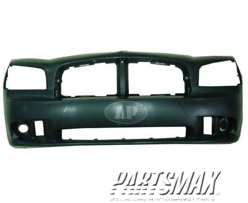 1000 | 2006-2010 DODGE CHARGER Front bumper cover SRT8; prime | CH1000464|4854674AA