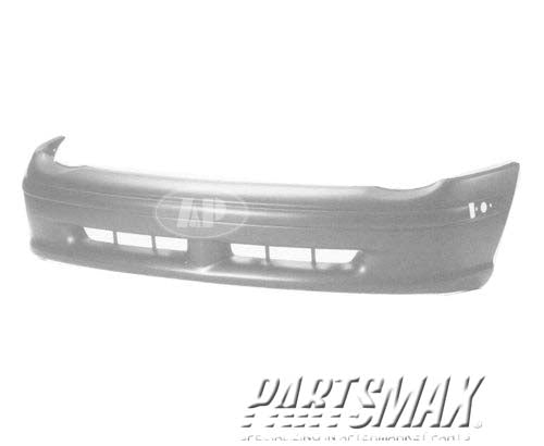 1000 | 1995-1999 PLYMOUTH NEON Front bumper cover w/o fog lamps; smooth finish; prime | CH1000845|4741654