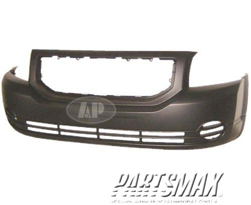 250 | 2007-2012 DODGE CALIBER Front bumper cover SE|SXT; w/o Fog Lamps; w/o Foam Absorber; prime | CH1000871|5183407AE