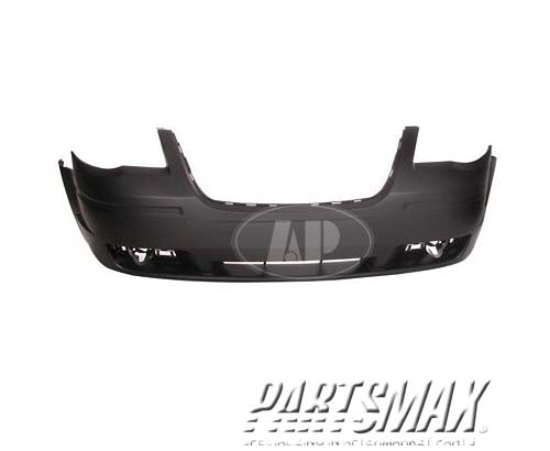 1000 | 2008-2010 CHRYSLER TOWN & COUNTRY Front bumper cover w/o headlamp washer; w/o bright insert; prime | CH1000927|1BG23TZZAC