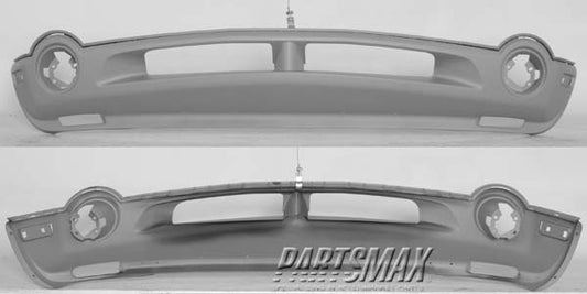 250 | 2007-2008 CHRYSLER PACIFICA Front bumper cover Lower; Textured Finish | CH1000948|1FA10ZSPAA