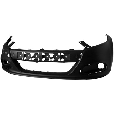 1000 | 2013-2016 DODGE DART Front bumper cover w/Tow Hook Hole; prime | CH1000A09|1TS71TZZAE