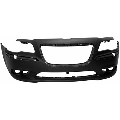 1000 | 2013-2014 CHRYSLER 300 Front bumper cover SRT-8; w/o Parking Sensors; prime | CH1000A18|68212551AA