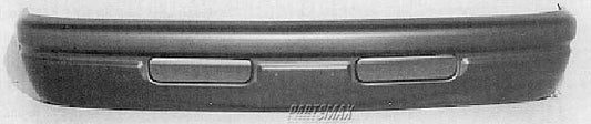 1002 | 1994-1994 DODGE B250 Front bumper face bar prime | CH1002174|5EB73RSA