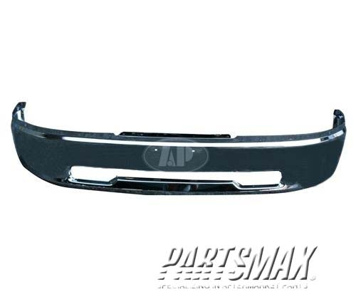 1002 | 2011-2012 RAM 1500 Front bumper face bar w/o Sport Pkg; w/o Fog Lamps; Code MCT; Chrome | CH1002387|68088188AA