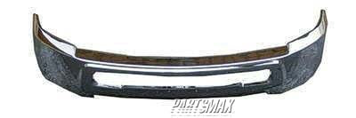 1002 | 2010-2010 DODGE RAM 2500 Front bumper face bar R2500|R3500; w/o Fog Lamps; Chrome | CH1002391|68045699AB