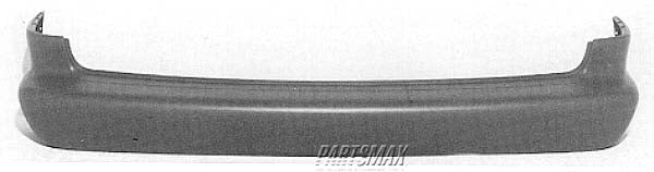 1100 | 1996-2000 DODGE CARAVAN Rear bumper cover w/short wheelbase; textured finish; prime - paint to match | CH1100808|GK04SS5