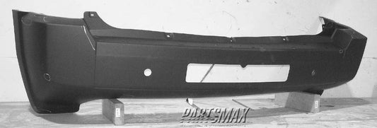 2430 | 2007-2010 JEEP PATRIOT Rear bumper cover w/Chrome; w/o Tow Hook; prime | CH1100888|68021296AD