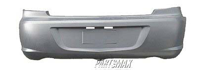 2430 | 2007-2010 CHRYSLER SEBRING Rear bumper cover Sedan; Dual Exh; w/o Tow Hook; prime | CH1100891|68004597AD