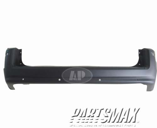 1100 | 2008-2010 CHRYSLER TOWN & COUNTRY Rear bumper cover w/Parking Sensor; w/Chrome Insert; prime | CH1100939|68041478AD