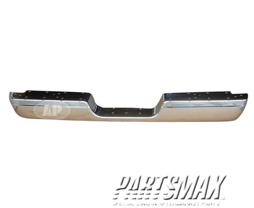 1102 | 1995-2001 DODGE RAM 1500 Rear bumper face bar Factory Installed; Chrome | CH1102344|55076634AF