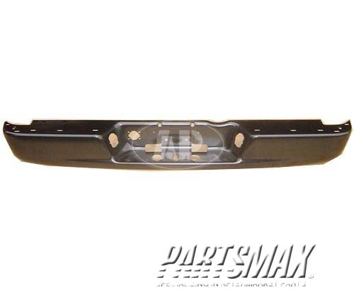 1102 | 2002-2005 DODGE RAM 2500 Rear bumper face bar new design; step bumper bar only; black - paint to match | CH1102352|5073625AE