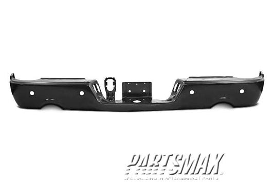 1102 | 2009-2010 DODGE RAM 2500 Rear bumper face bar w/o Dual Exhaust; w/Parking Sensor; prime | CH1102368|68049864AB