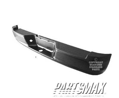 1103 | 2006-2009 MITSUBISHI RAIDER Rear bumper assembly full assembly; prime | CH1103114|55077652AB-PFM