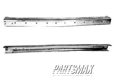 1102 | 1981-1983 CHRYSLER IMPERIAL Rear bumper face bar outer bar | CH1106119|4194502