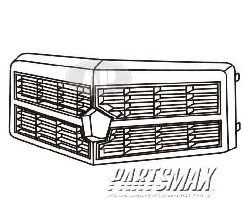 1200 | 1988-1993 DODGE DYNASTY Grille assy USA | CH1200116|4388752