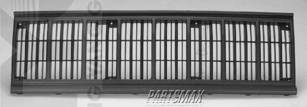 1200 | 1993-1996 JEEP CHEROKEE Grille assy Cherokee; black | CH1200177|5080643AB