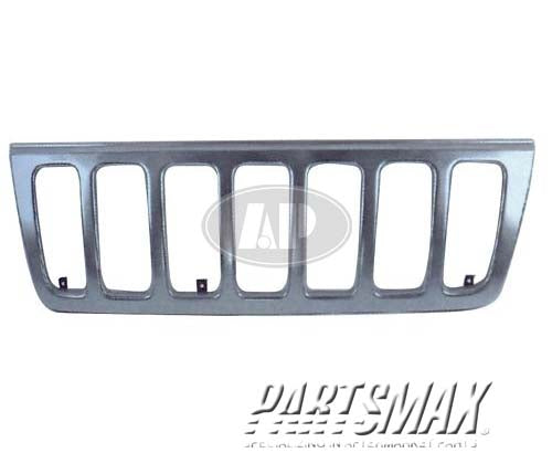 860 | 1999-2003 JEEP GRAND CHEROKEE Grille assy Grand Cherokee Laredo; bright | CH1200221|55155921AC