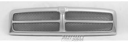 1200 | 2000-2002 DODGE RAM 3500 Grille assy bright | CH1200244|55076550AB