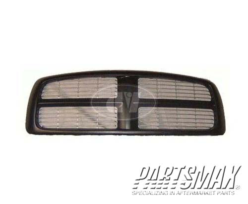 1200 | 2002-2005 DODGE RAM 3500 Grille assy Black Grille Frame/Chrome Billet Inserts | CH1200259|5GR97DX8AF