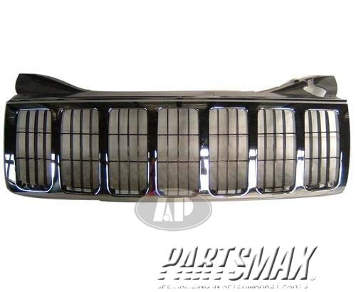 1200 | 2005-2007 JEEP GRAND CHEROKEE Grille assy bright | CH1200284|55156814AE