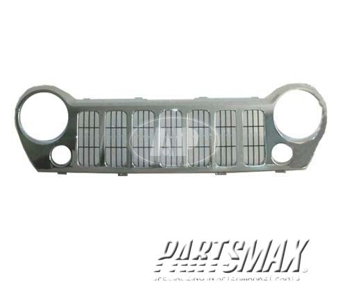 1200 | 2005-2007 JEEP LIBERTY Grille assy bright | CH1200289|55156805AF