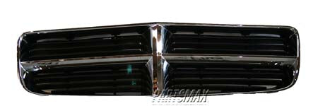 1200 | 2006-2010 DODGE CHARGER Grille assy BASE|POLICE|R/T|SE|SXT; Code AGR; Chrome | CH1200296|4806180AD