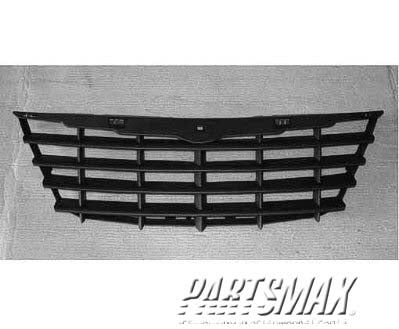 1200 | 2005-2006 CHRYSLER TOWN & COUNTRY Grille assy w/o fog lamps; 119" wheel base | CH1200304|4857957AA