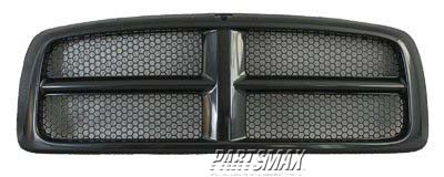 1200 | 2002-2005 DODGE RAM 2500 Grille assy Black Grille Frame/Black Honeycomb Mesh | CH1200331|5GR97DX8AE-PFM