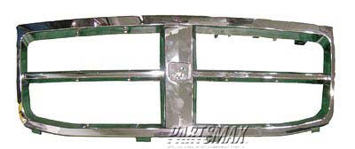 1200 | 2007-2010 DODGE DURANGO Grille assy w/Chrome Frame | CH1200332|55078015AD