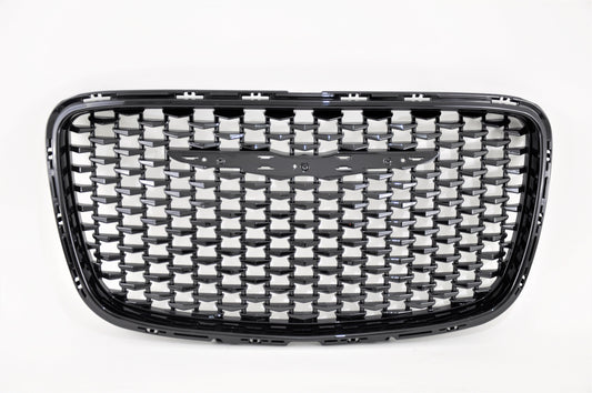 860 | 2015-2021 CHRYSLER 300 Grille assy Black Chrome | CH1200393|5SW18DX8AE