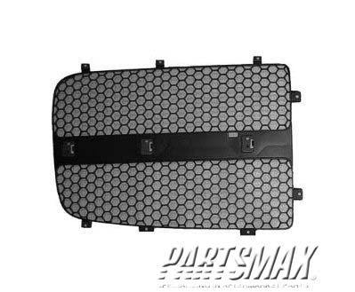 1201 | 2004-2005 DODGE RAM 2500 Grille filler Inner Grille Panel; Painted-Black; LH | CH1201108|5127735AA