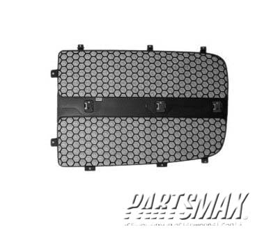 1201 | 2004-2005 DODGE RAM 2500 Grille filler Inner Grille Panel; Painted-Black; RH | CH1201109|5127734AA