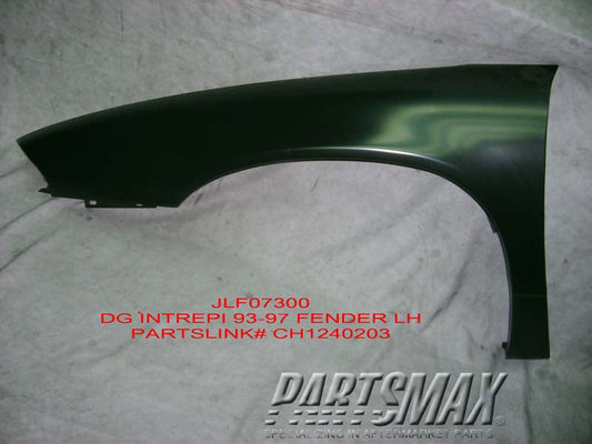 1240 | 1996-1997 DODGE INTREPID LT Front fender assy steel | CH1240203|4580599