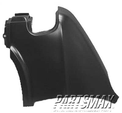 1240 | 1999-2003 DODGE RAM 2500 VAN LT Front fender assy w/o dogleg | CH1240237|55346553AD