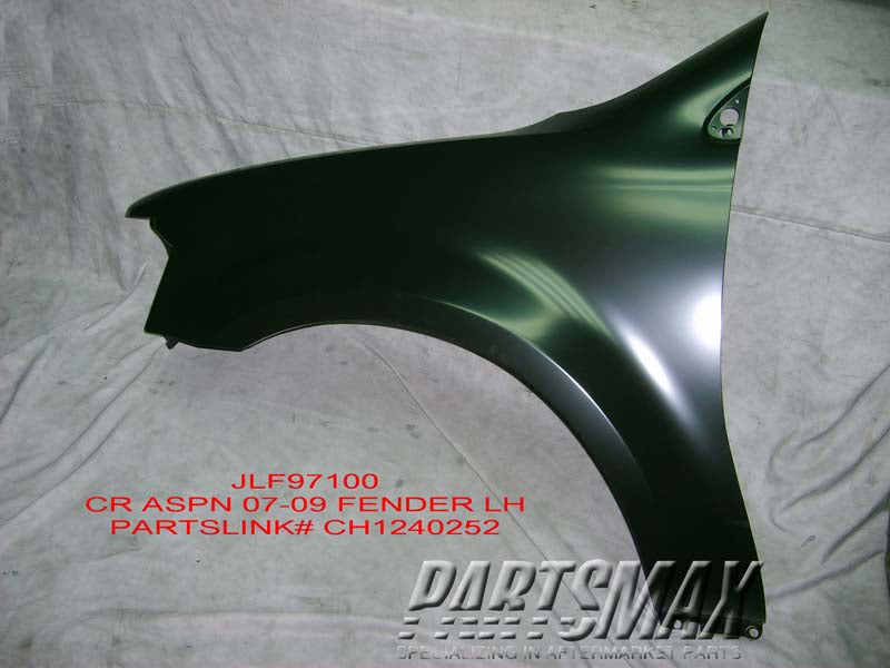 1240 | 2007-2009 CHRYSLER ASPEN LT Front fender assy all | CH1240252|68003357AB