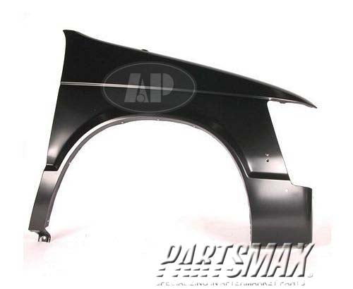 1241 | 1991-1995 PLYMOUTH VOYAGER RT Front fender assy all | CH1241121|4761222