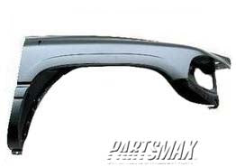 1241 | 1994-2001 DODGE RAM 3500 RT Front fender assy w/antenna hole | CH1241186|55234708AG